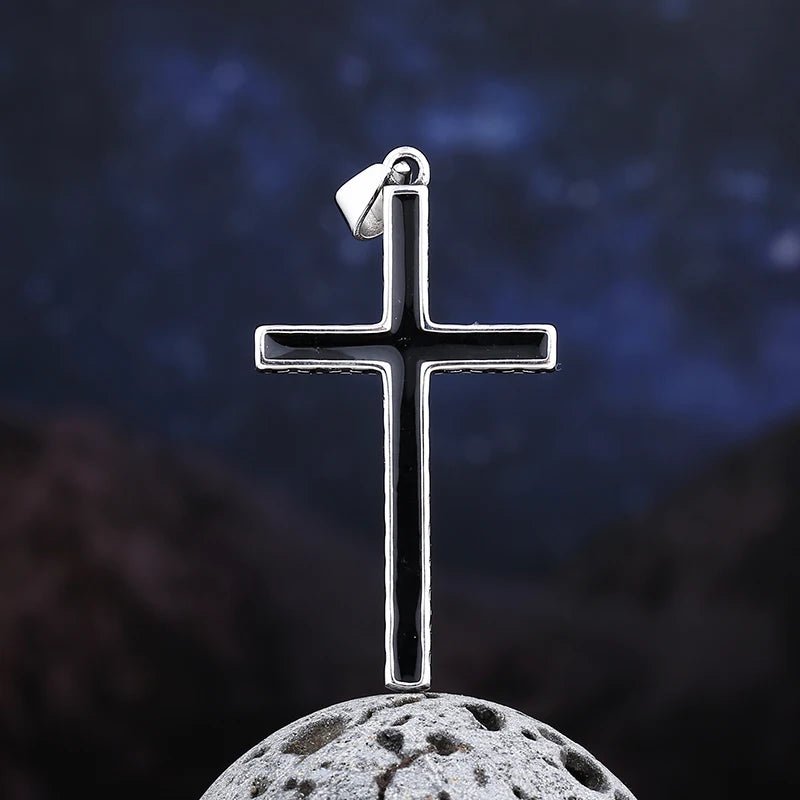 Cross Of The Vampire Slayer Pendant - Chrome Cult
