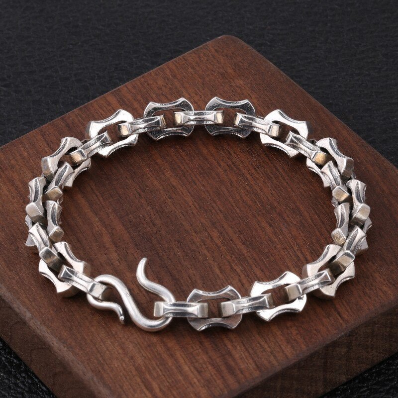 Dragon Bone Bracelet x Sterling Silver