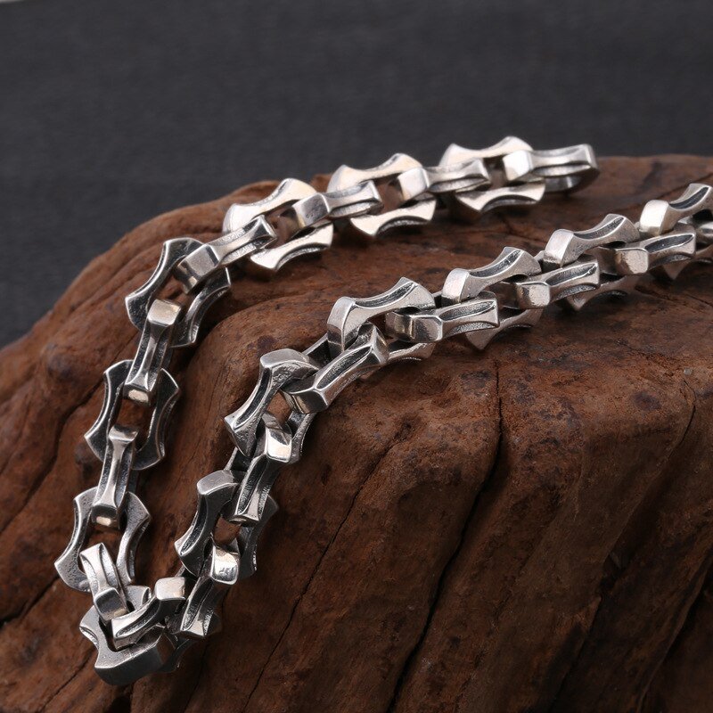 Dragon Bone Bracelet x Sterling Silver