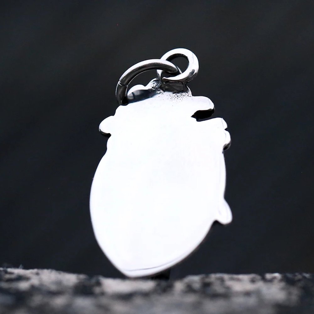 Foolish Heart Pendant - Chrome Cult