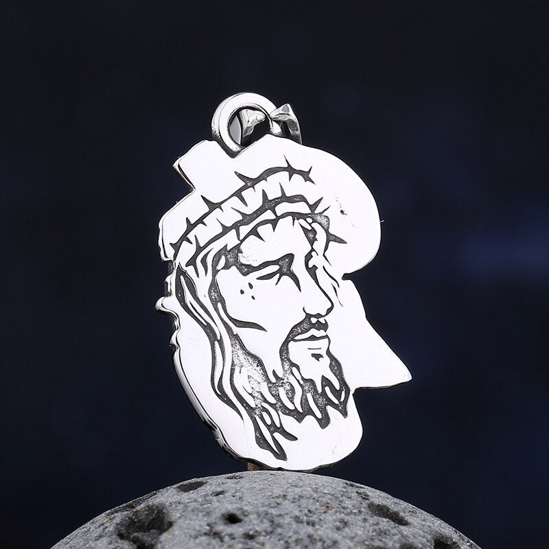 Good Friday Jesus Pendant - Chrome Cult