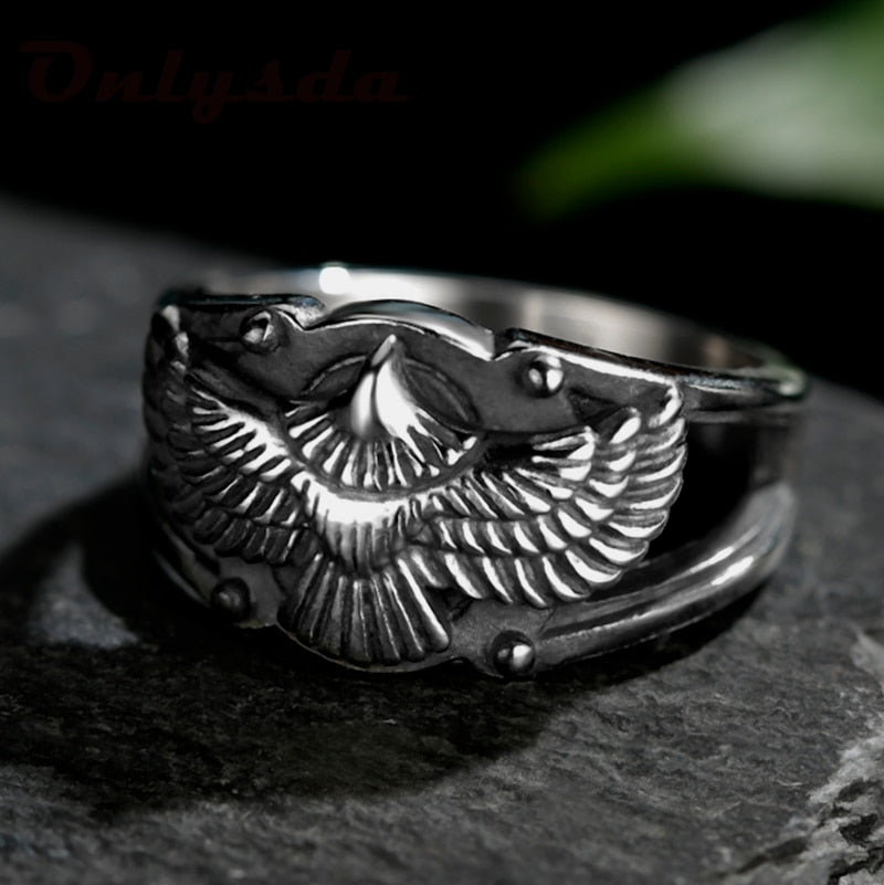 Goshawk Eagle Ring - Chrome Cult