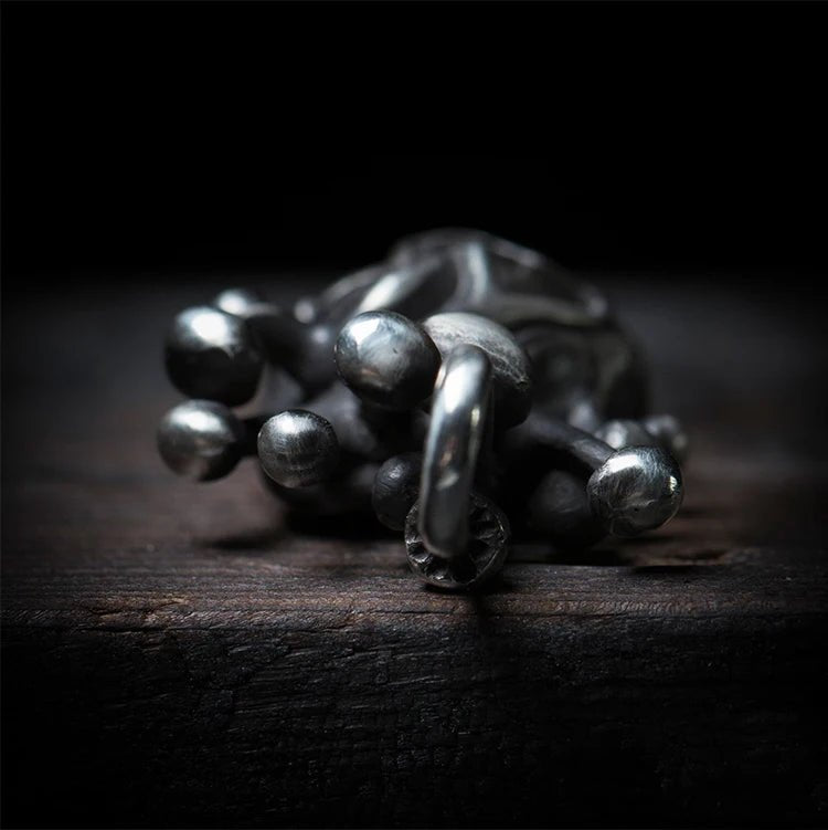 Heart Of Mushrooms Pendant - Chrome Cult