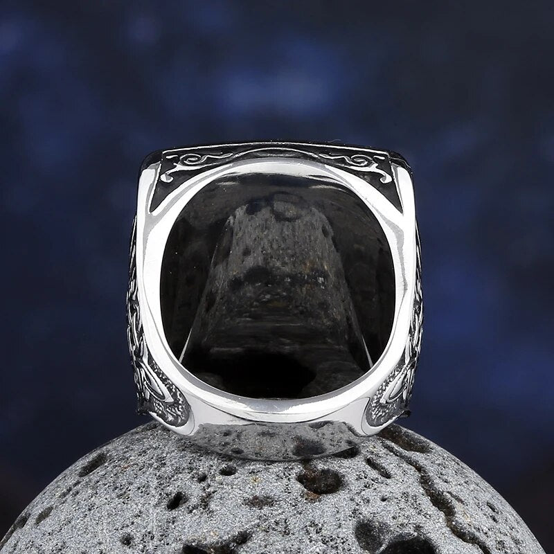 Knight Dragon Slayer Ring - Chrome Cult