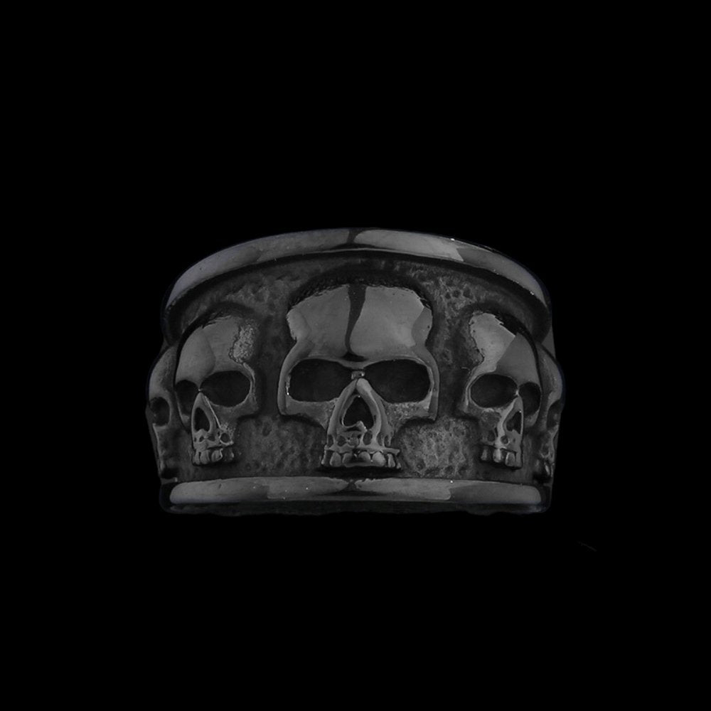Lost Skulls Eternity Ring - Chrome Cult