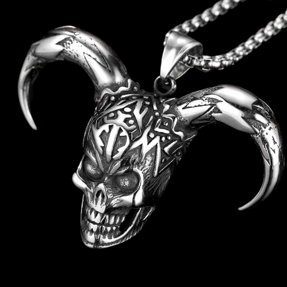 Margorach The Jester Of Death Pendant - Chrome Cult