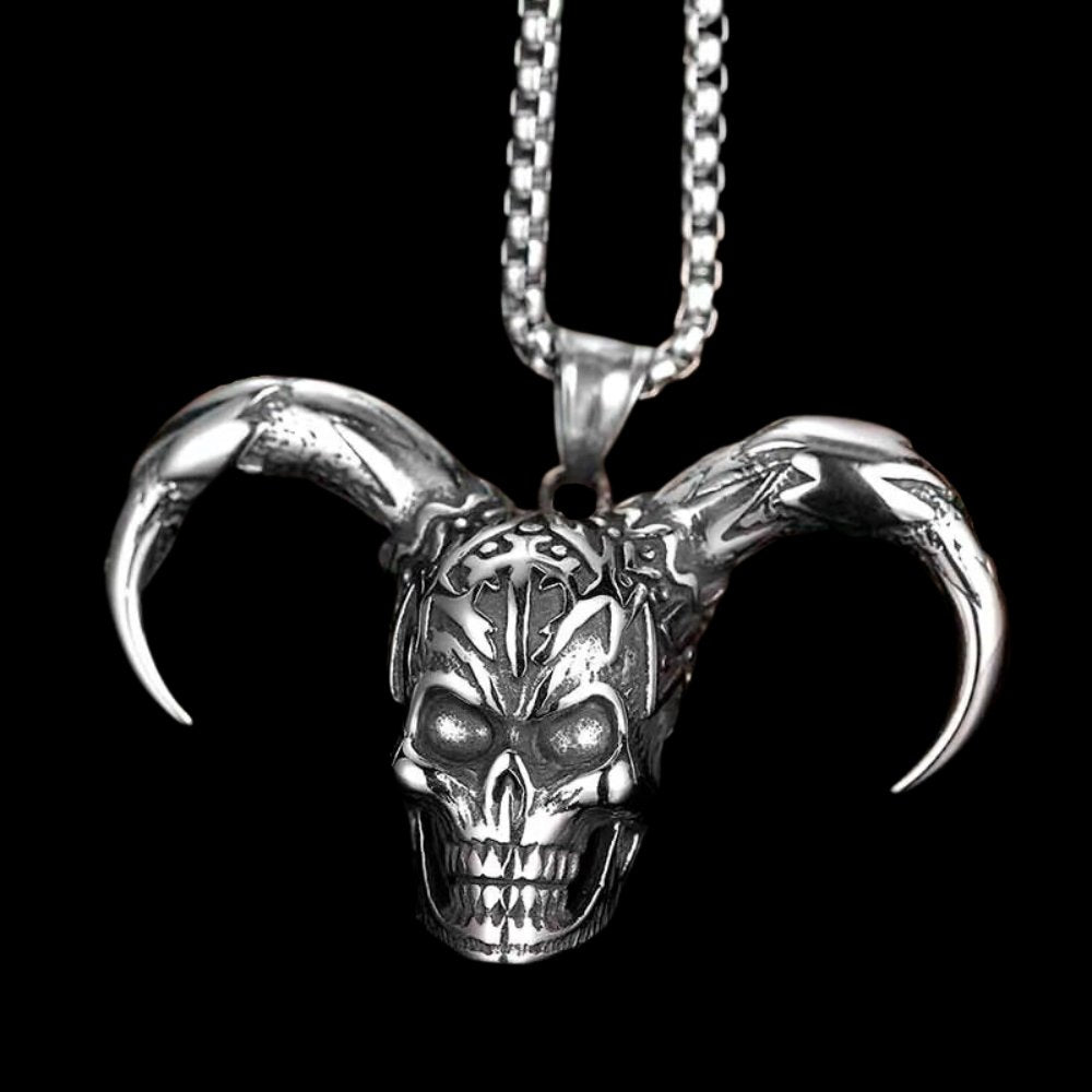 Margorach The Jester Of Death Pendant - Chrome Cult
