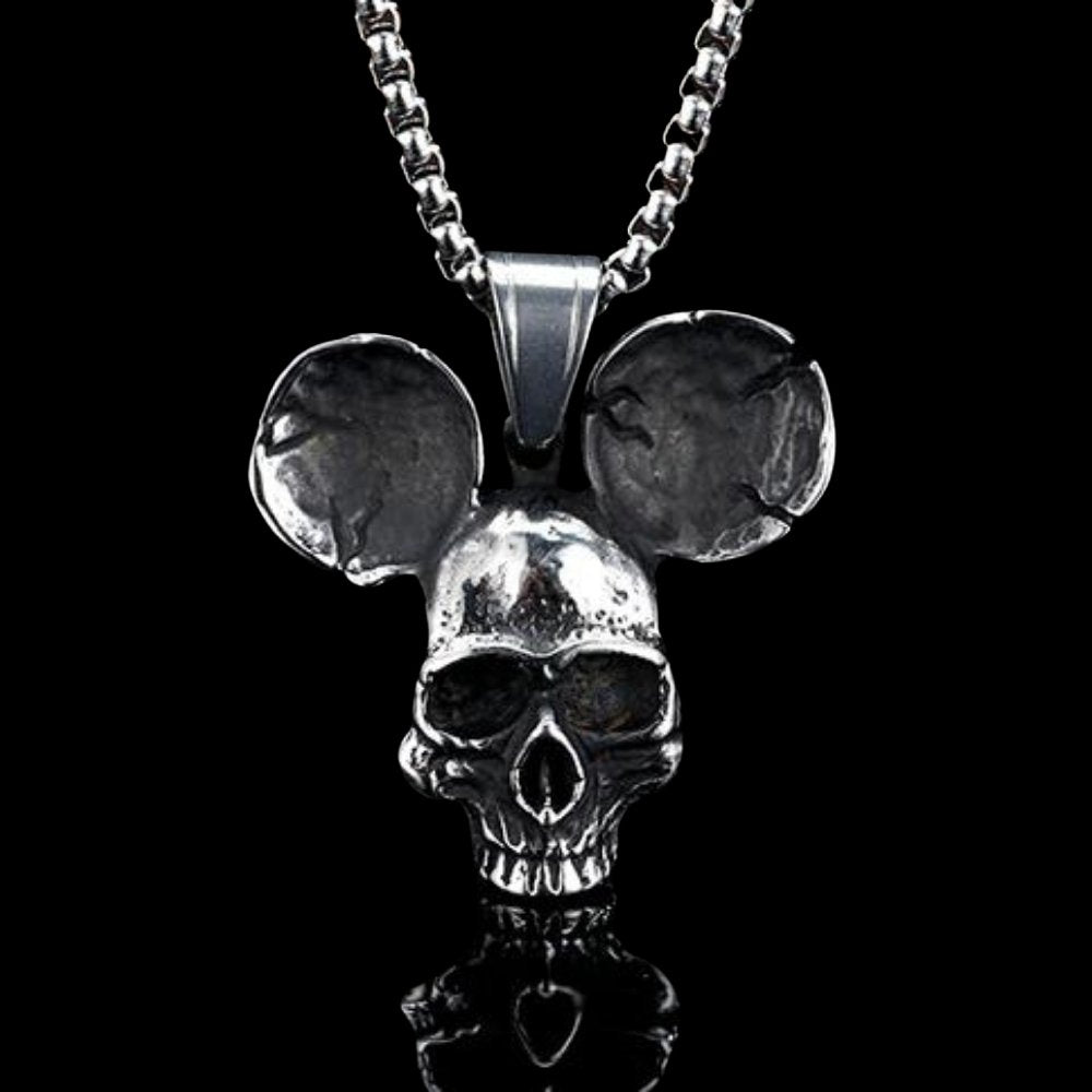 Mickey Skull Pendant - Chrome Cult