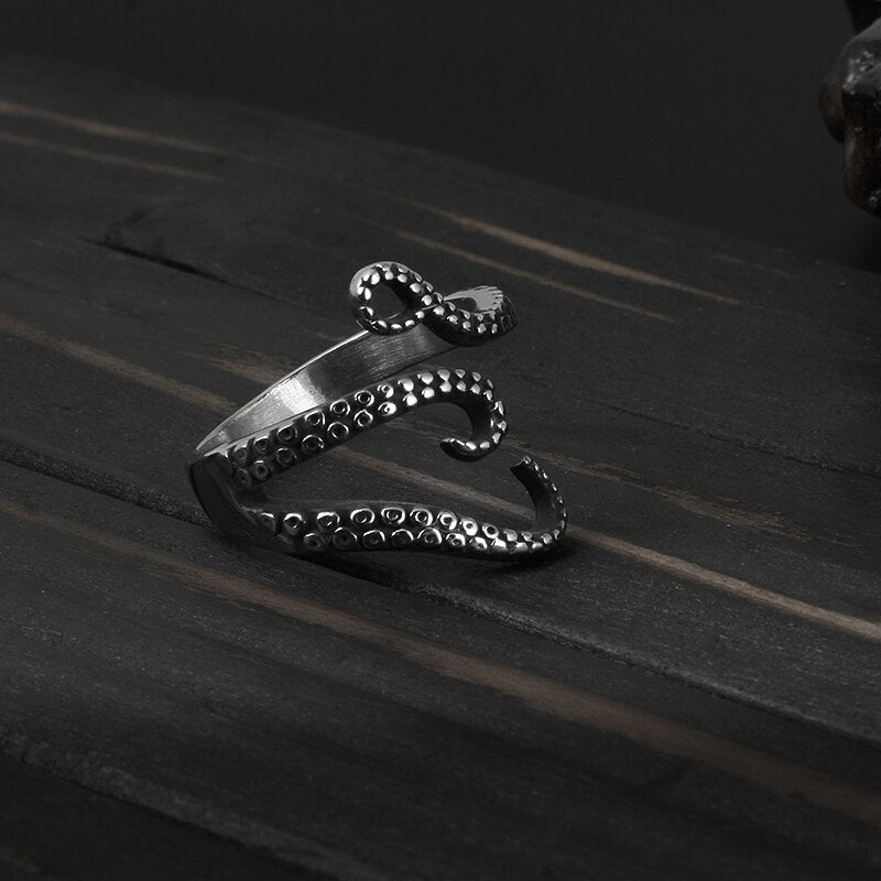 Octopus Arms Ring - Chrome Cult