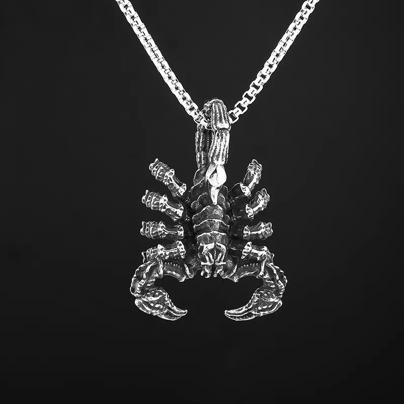 Scorpion King Pendant - Chrome Cult