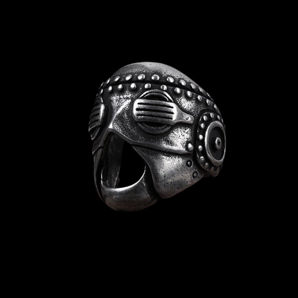 Slipknot Sid Wilson Mask Ring - Chrome Cult