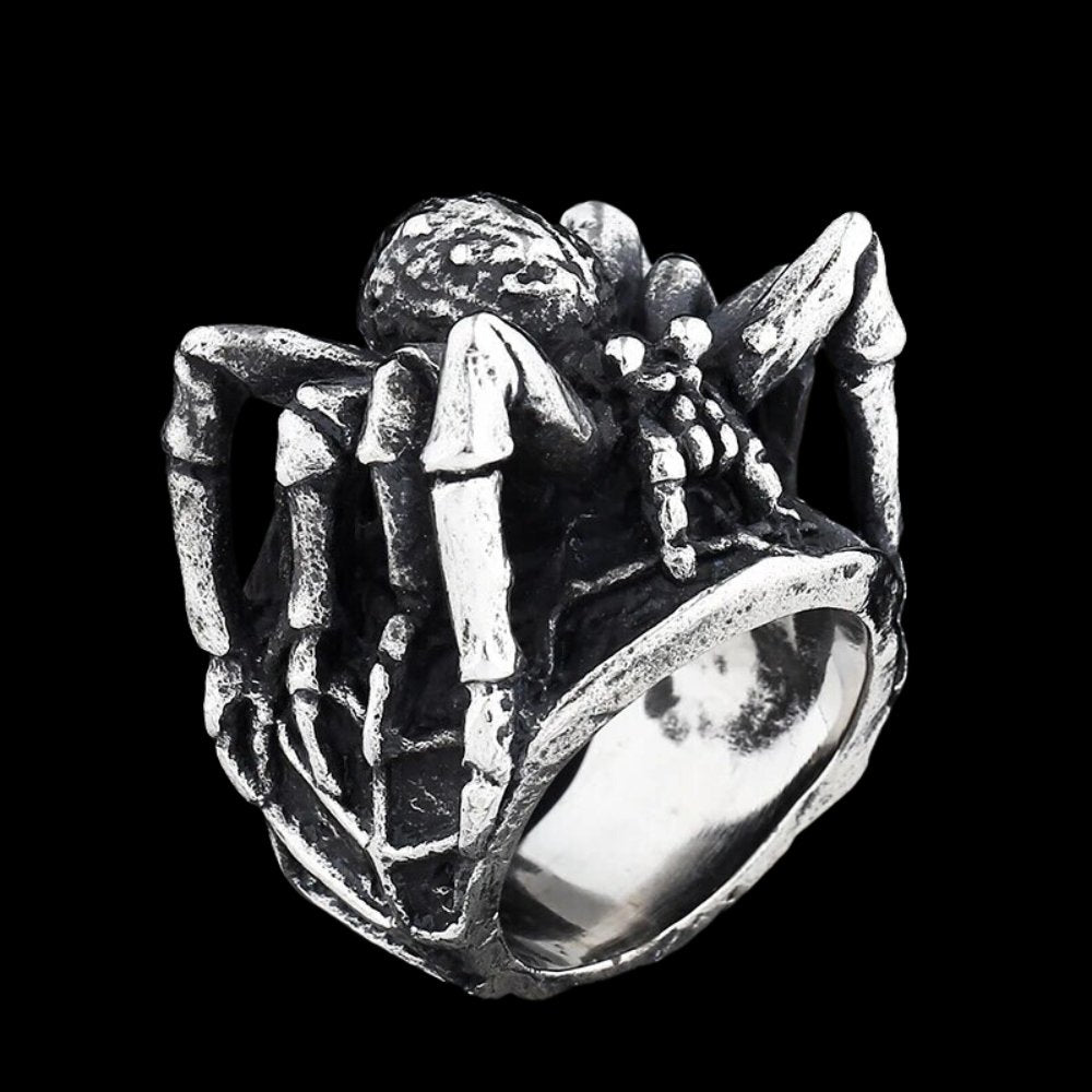 Tarantula Spider Ring - Chrome Cult
