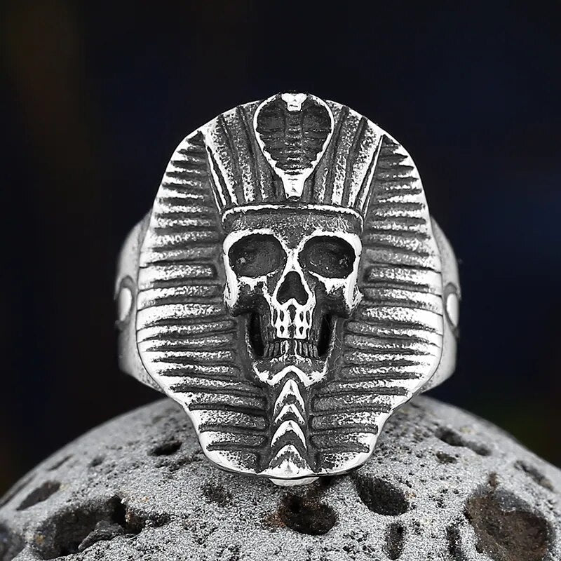 The Reign of The Pharaoh's Skull Ring - Chrome Cult