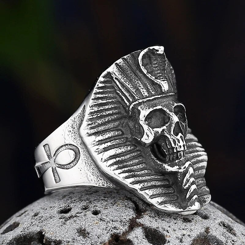 The Reign of The Pharaoh's Skull Ring - Chrome Cult