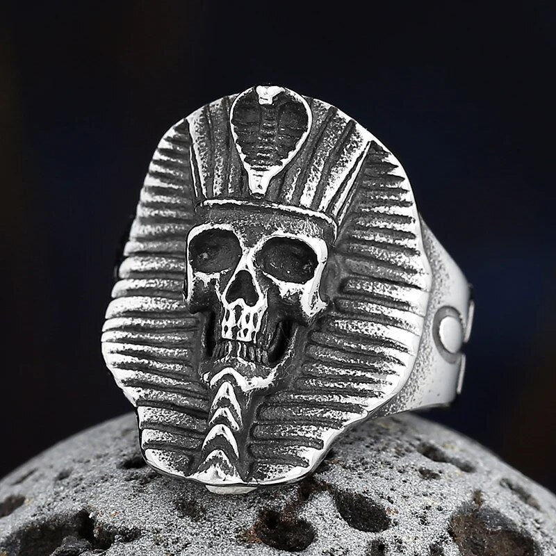 The Reign of The Pharaoh's Skull Ring - Chrome Cult