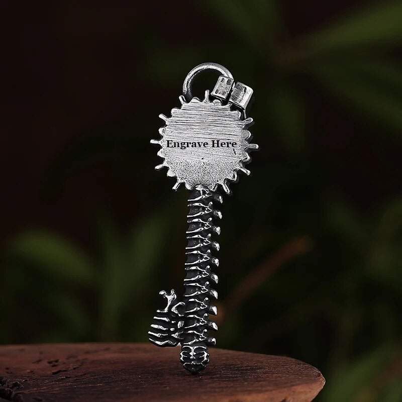 The Skeleton Key Pendant - Chrome Cult
