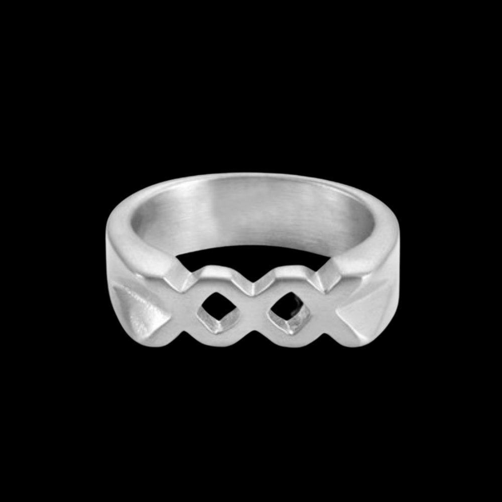 XXX Ring | Stainless Steel Gothic Jewelry | Chrome Cult
