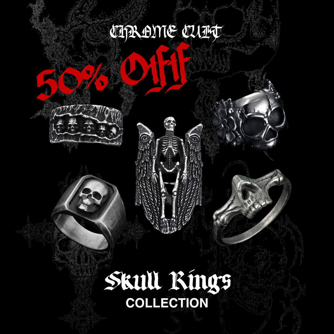Skull Rings - Chrome Cult