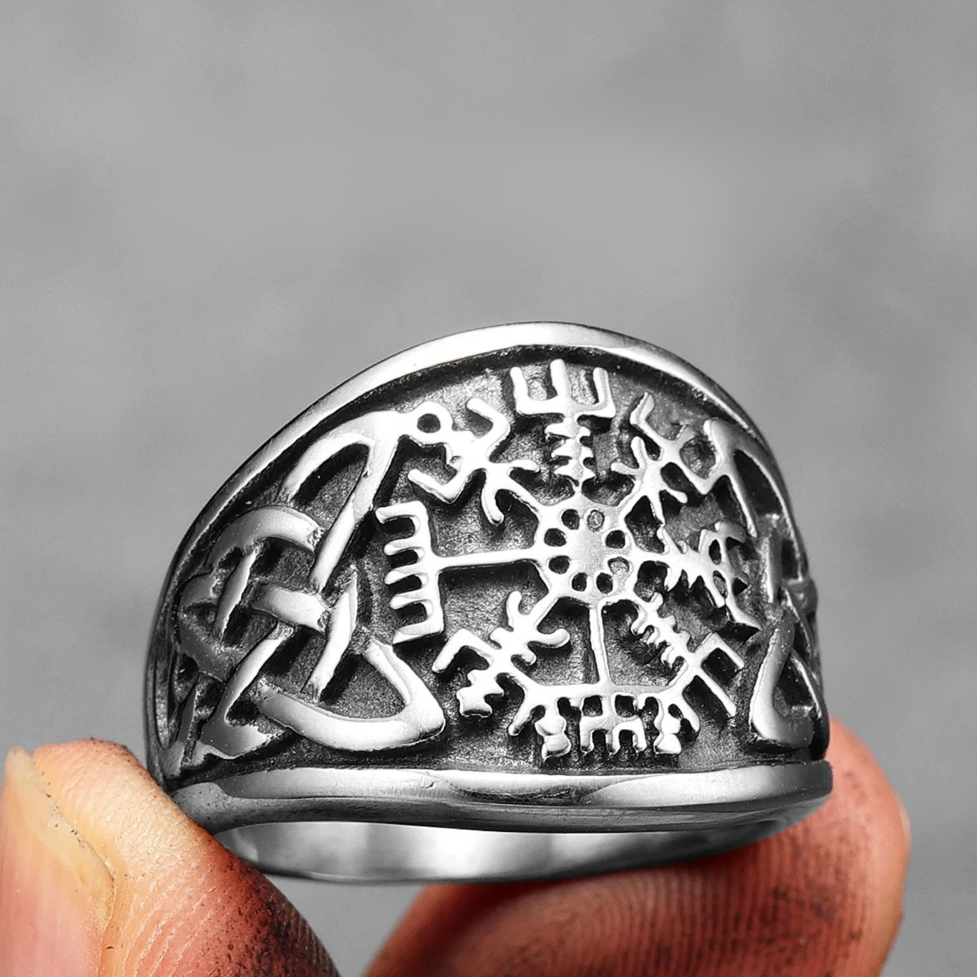 Aegir’s Compass Rune Ring