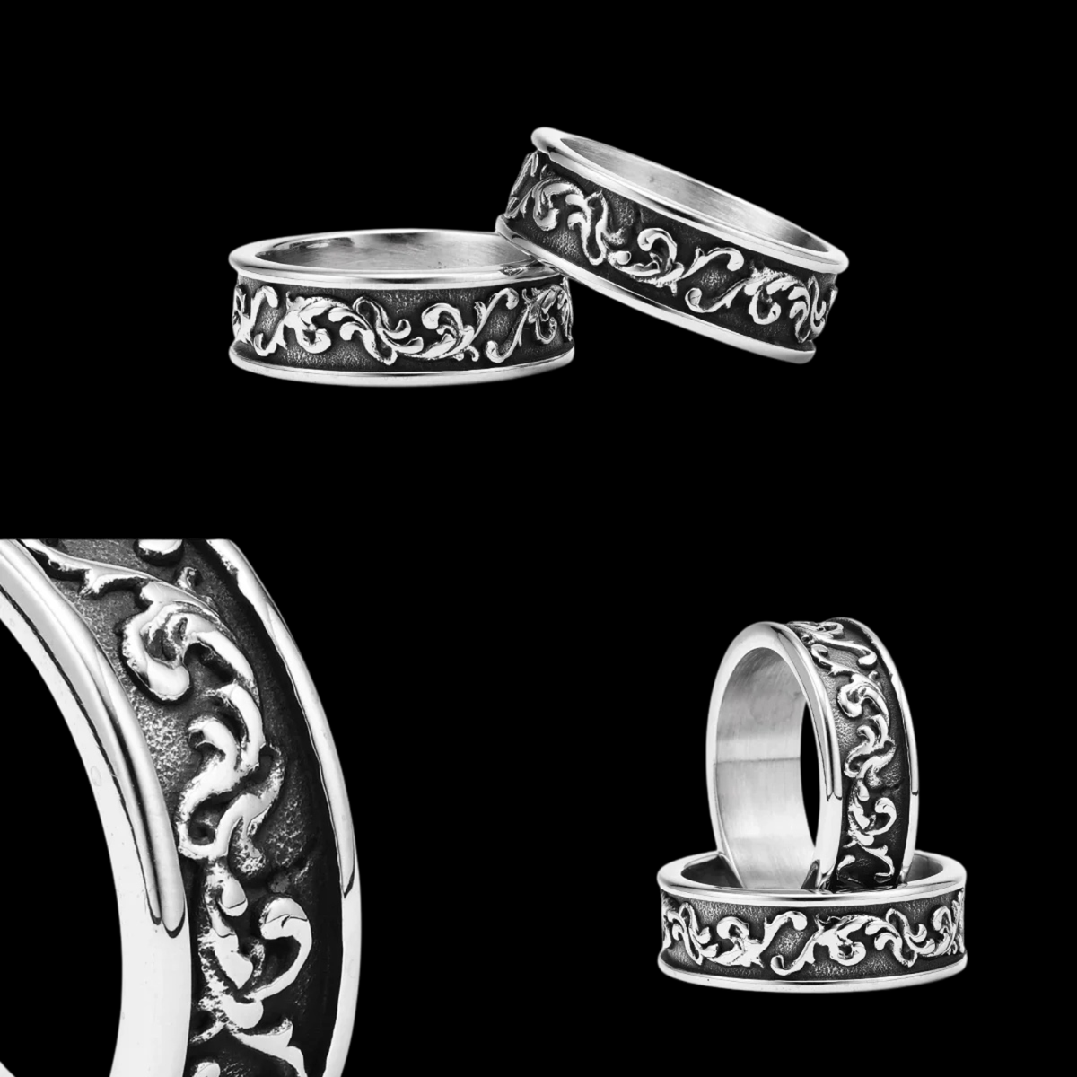 Thornscript Ring