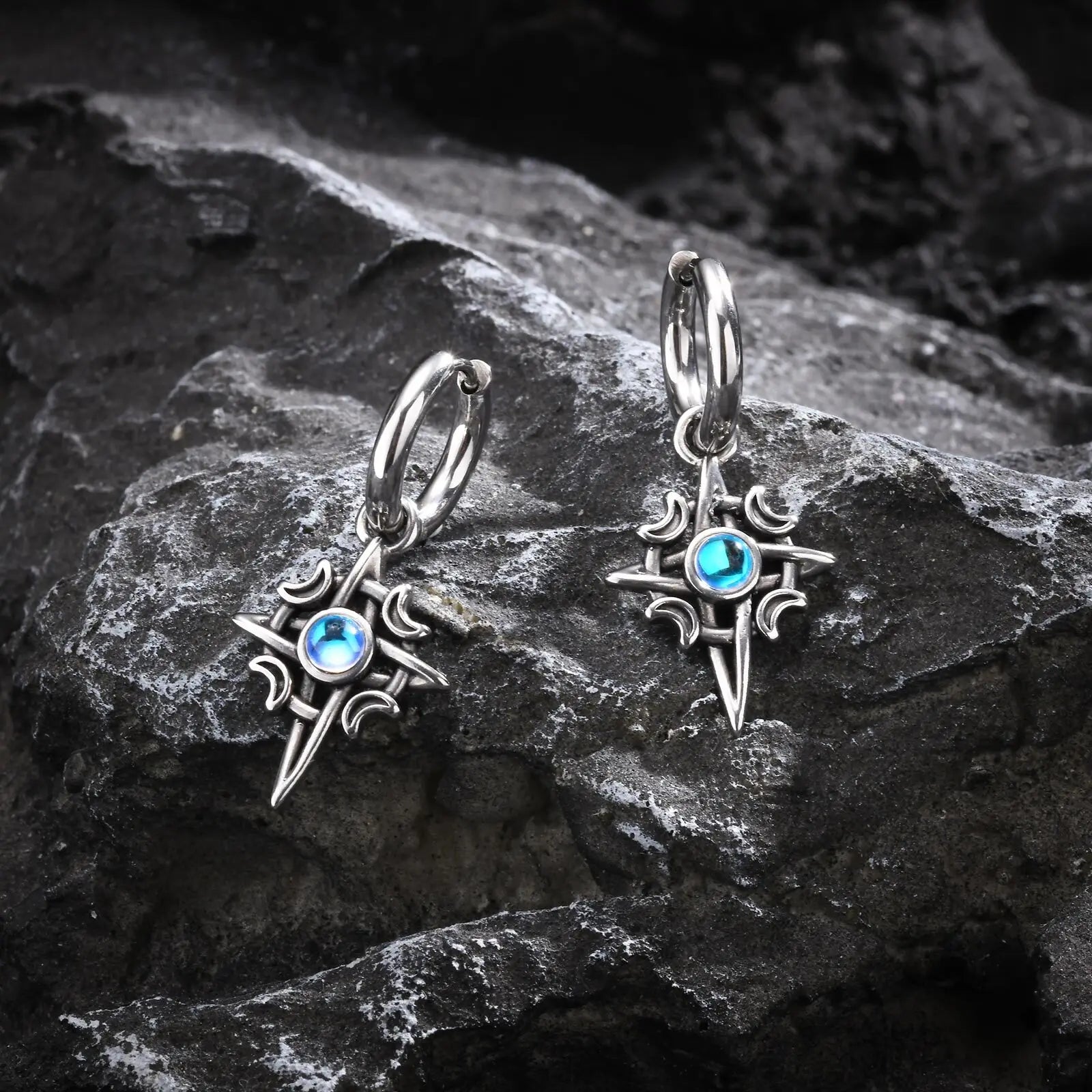 Moonlit Relic Drop Earrings