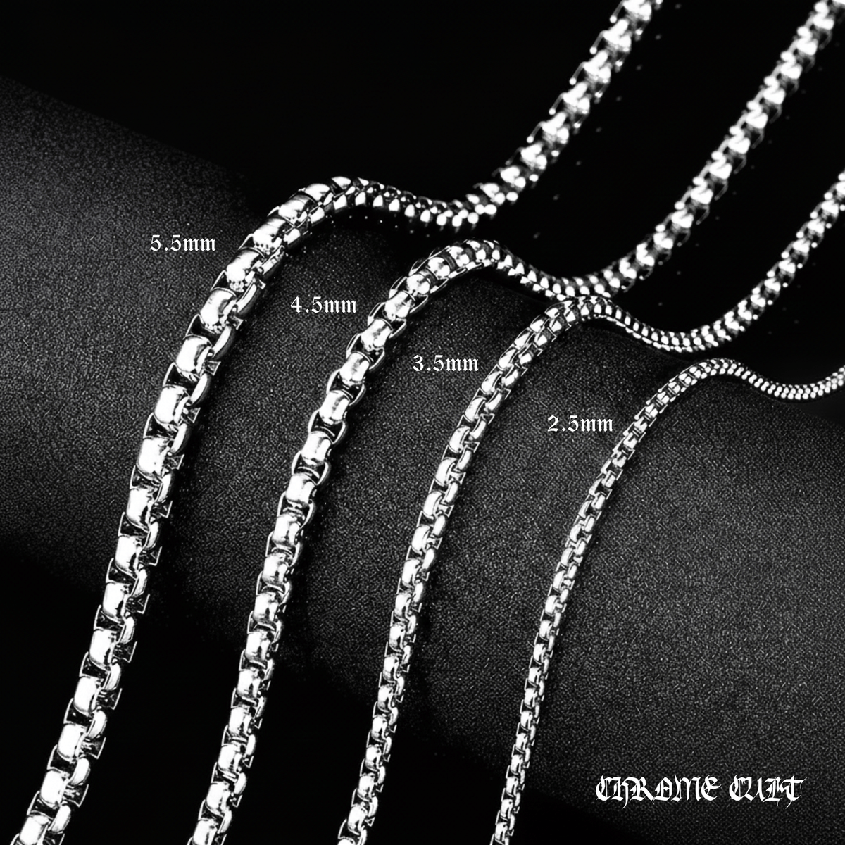 Chains | Stainless Steel Gothic Jewelry | Chrome Cult