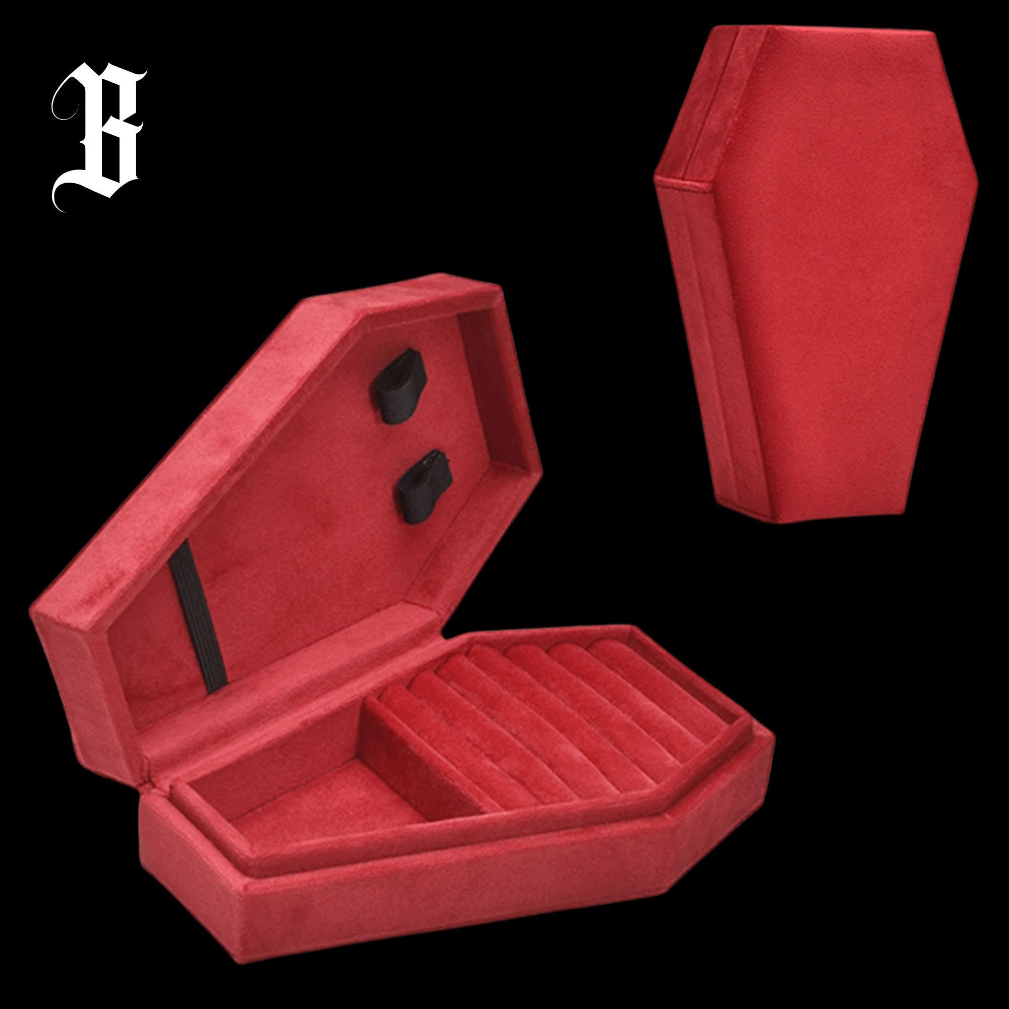 Coffin of Possessions™ – Gothic Jewelry Box – 316L Stainless Steel Gothic Jewelry by Chrome Cult