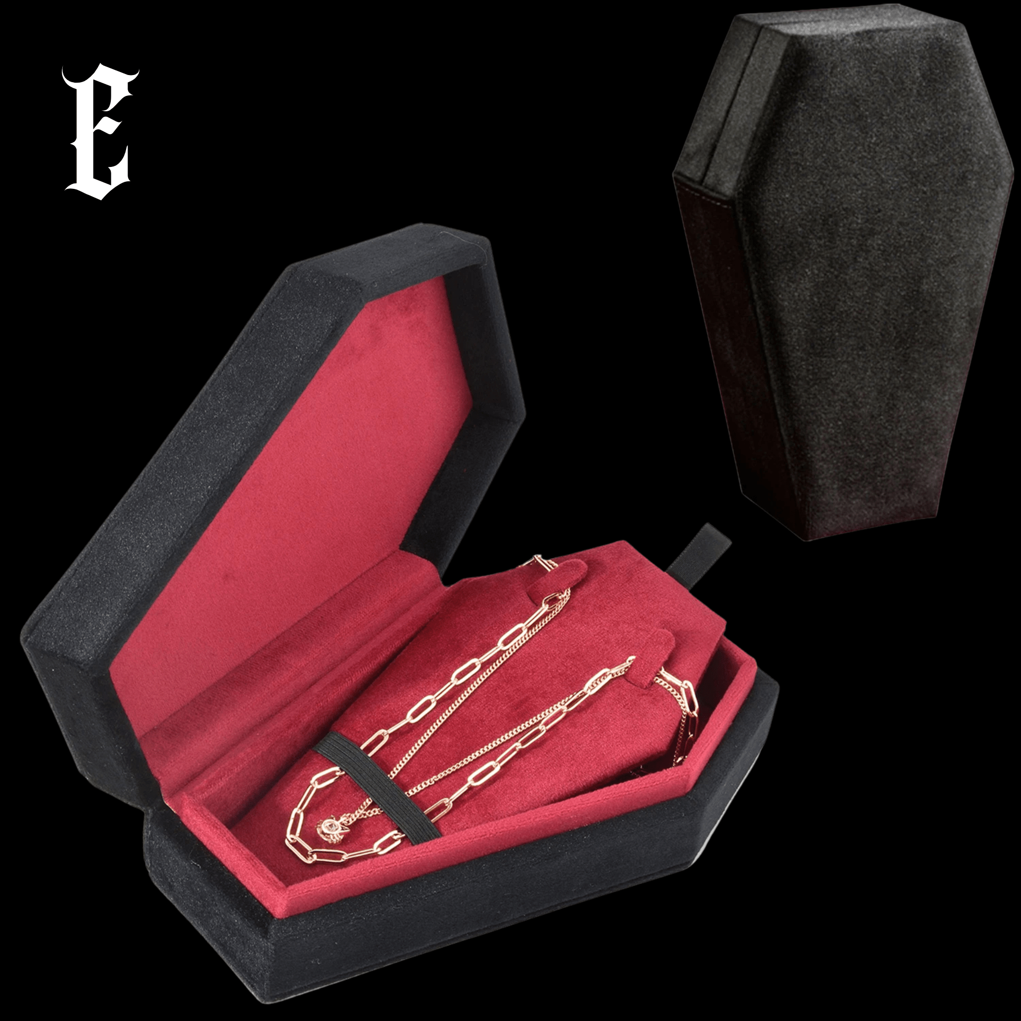 Coffin of Possessions™ – Gothic Jewelry Box – 316L Stainless Steel Gothic Jewelry by Chrome Cult