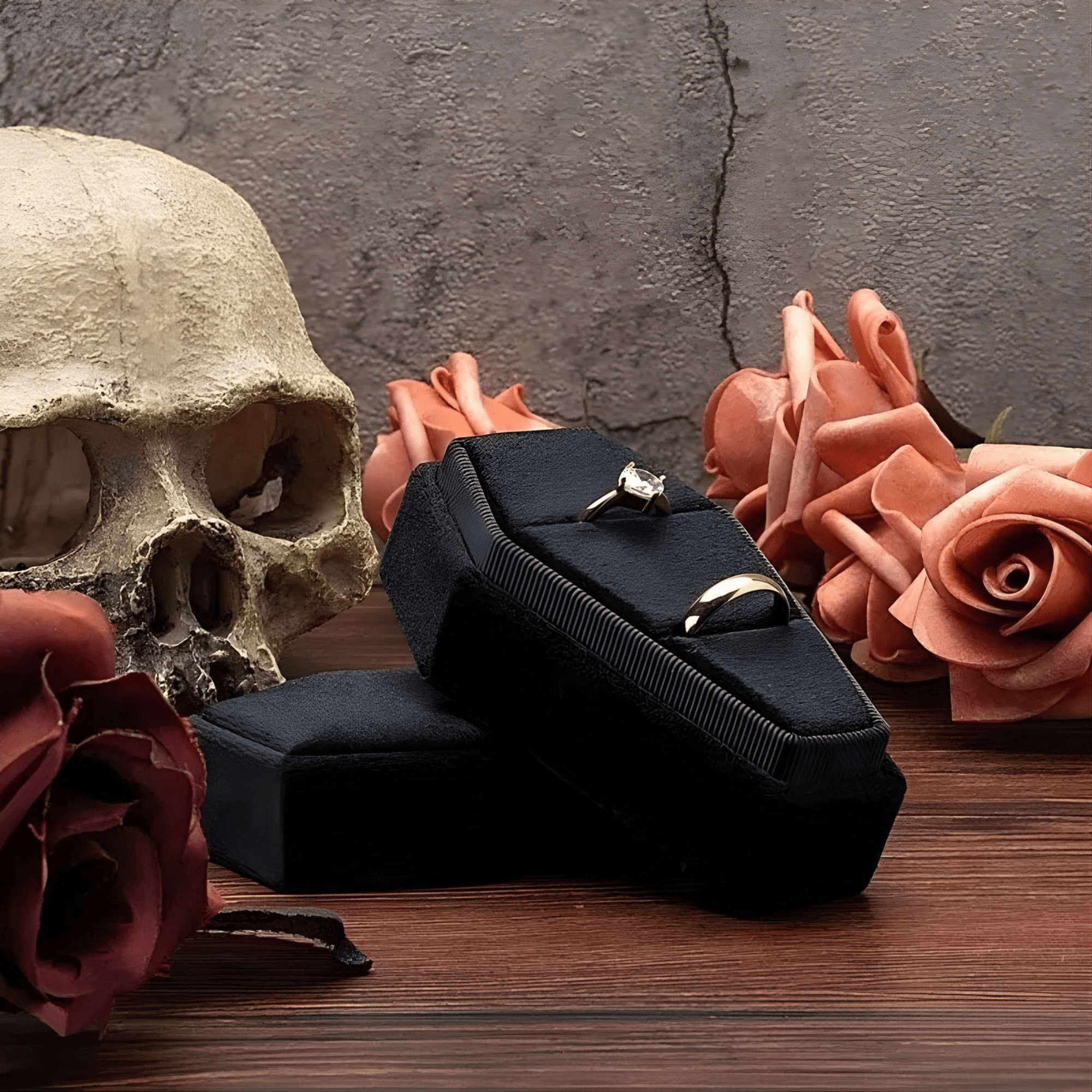 Coffin of Possessions™ Mini – Gothic Jewelry Box – 316L Stainless Steel Gothic Jewelry by Chrome Cult