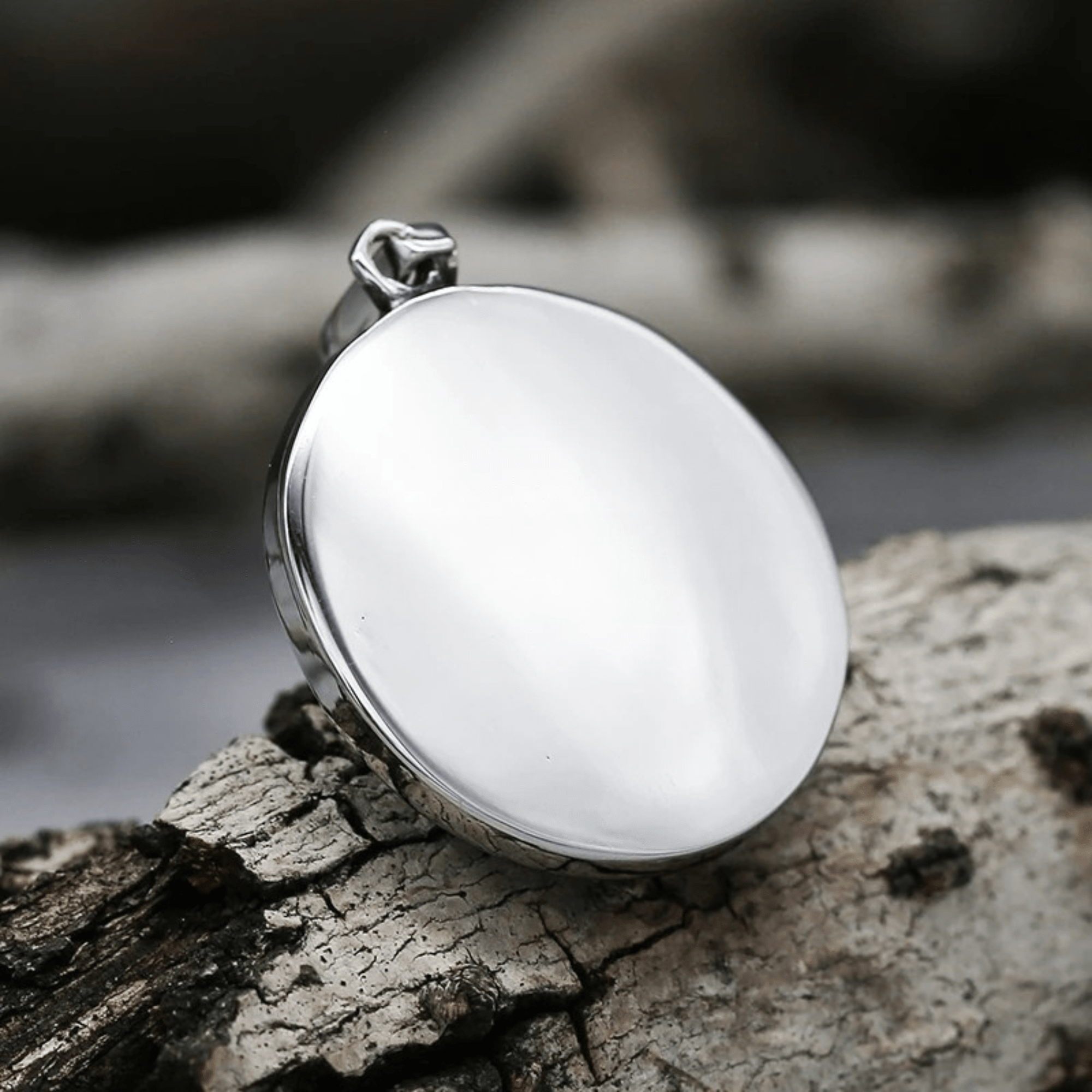 Eclipse of Tears Pendant – 316L Stainless Steel Gothic Jewelry by Chrome Cult