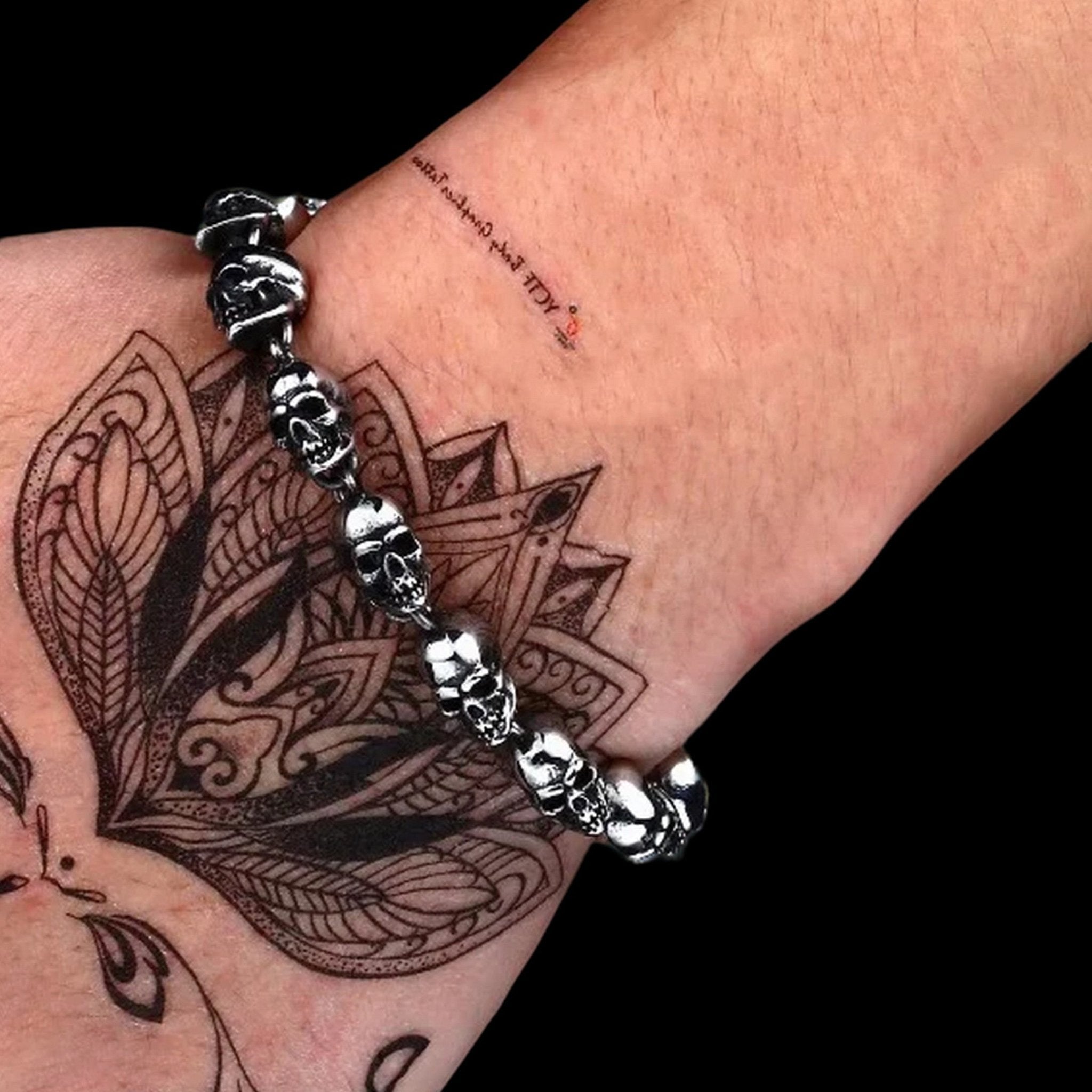 Ritual of Skulls Bracelet - Chrome Cult