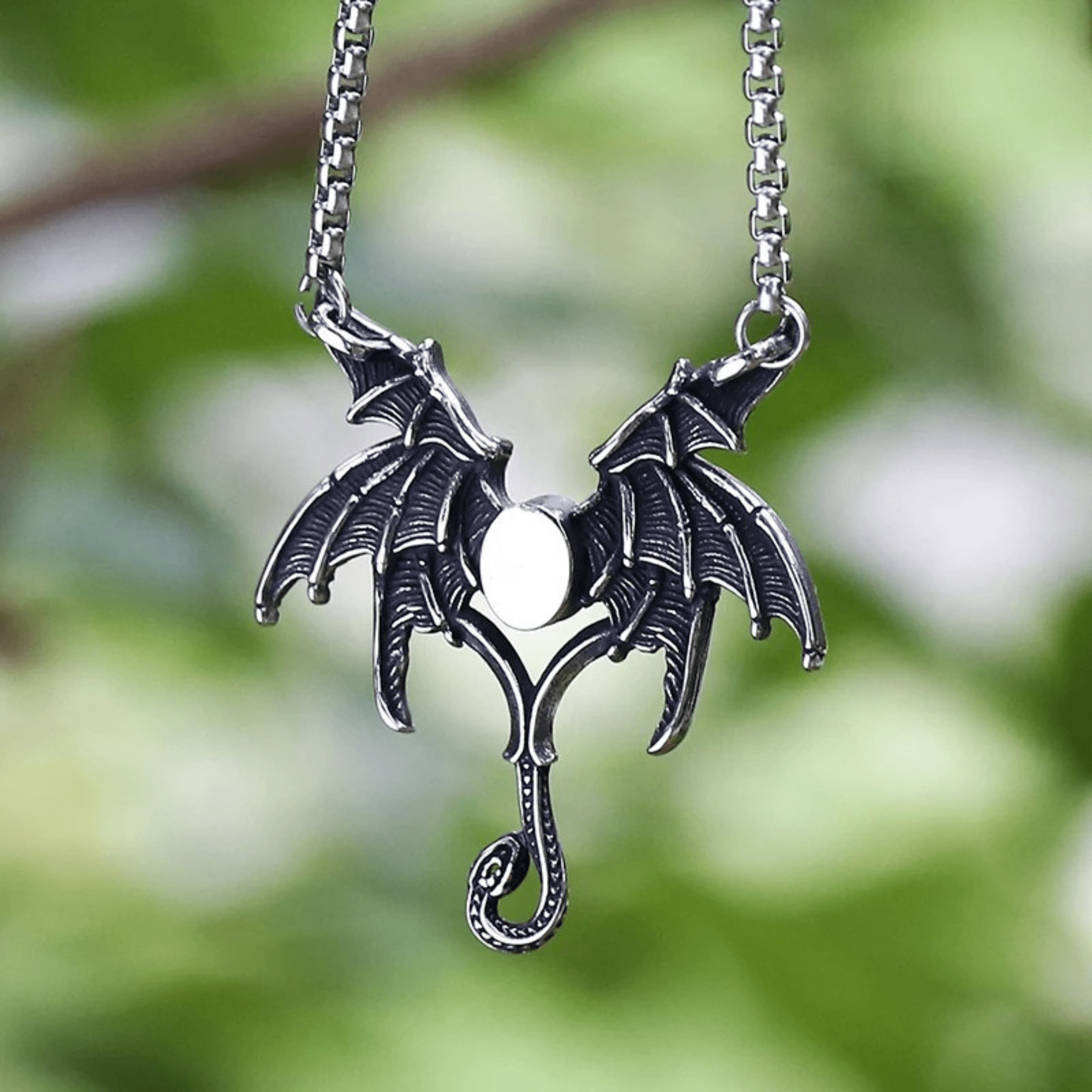 Seraph of the Venom Eye – 316L Stainless Steel Gothic Jewelry by Chrome Cult