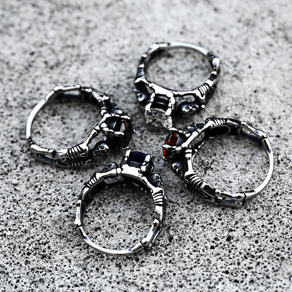 Skeleton Relic Ring – 316L Stainless Steel Gothic Jewelry by Chrome Cult