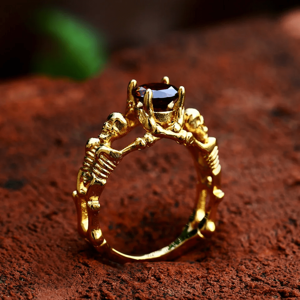Skeleton Relic Ring – 316L Stainless Steel Gothic Jewelry by Chrome Cult