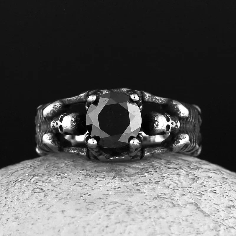 Skeleton Relic Ring – 316L Stainless Steel Gothic Jewelry by Chrome Cult