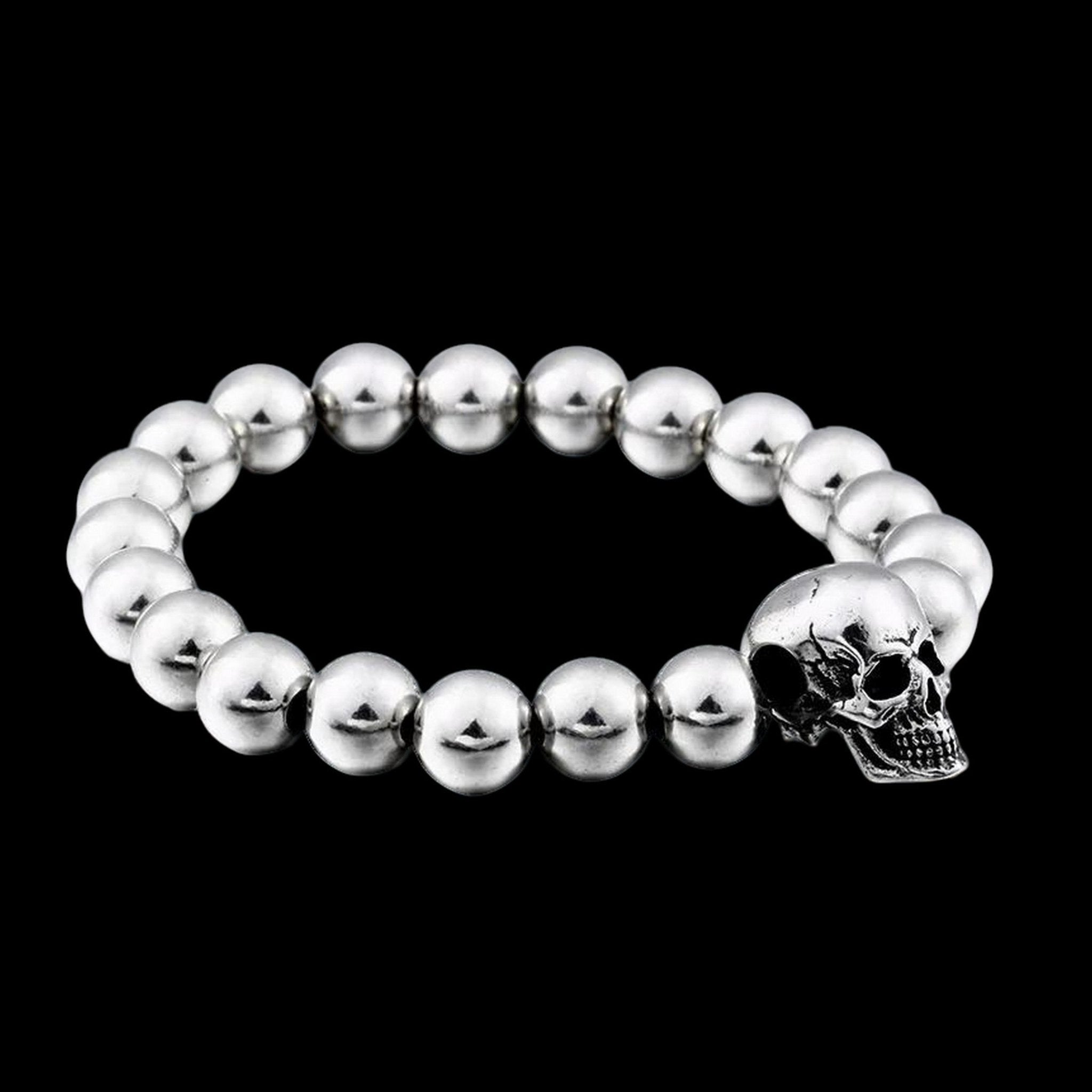 Skull Orbit Bracelet - Chrome Cult