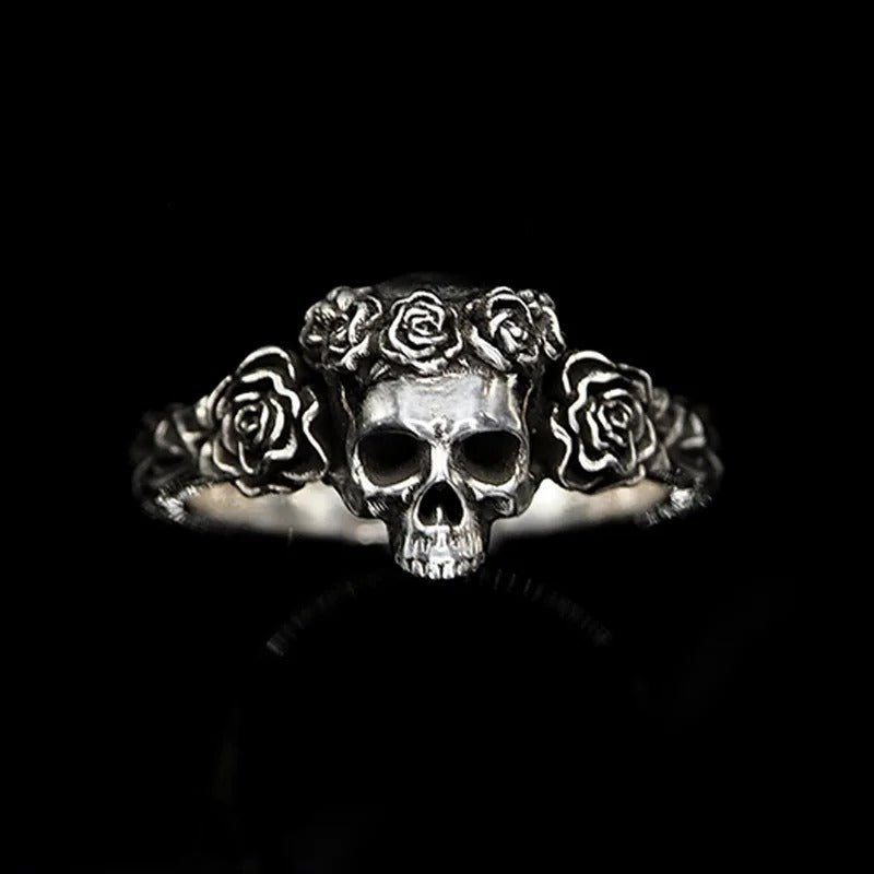 Skullflower Eternal Ring - Chrome Cult