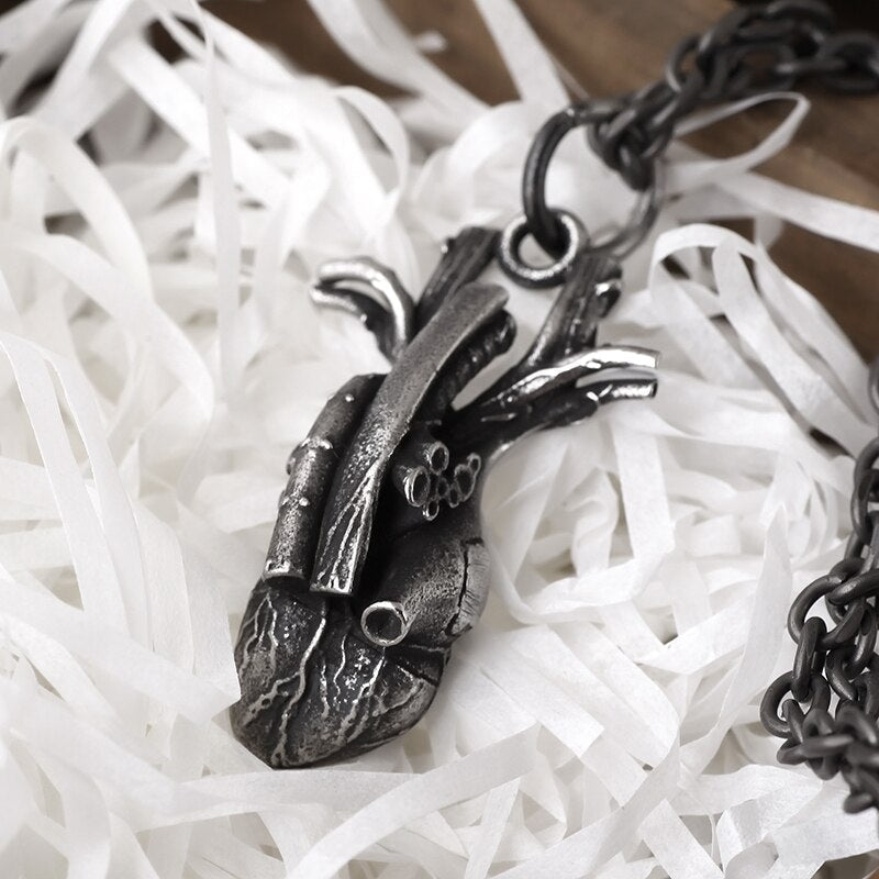 3D Anatomic Heart Pendant
