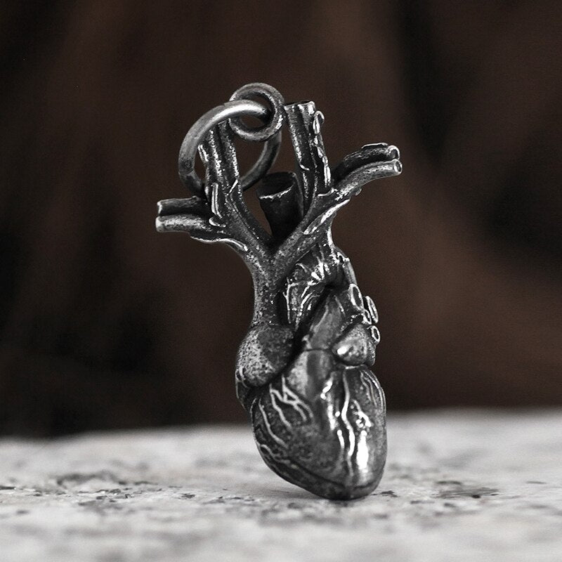3D Anatomic Heart Pendant