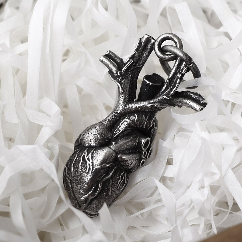 3D Anatomic Heart Pendant
