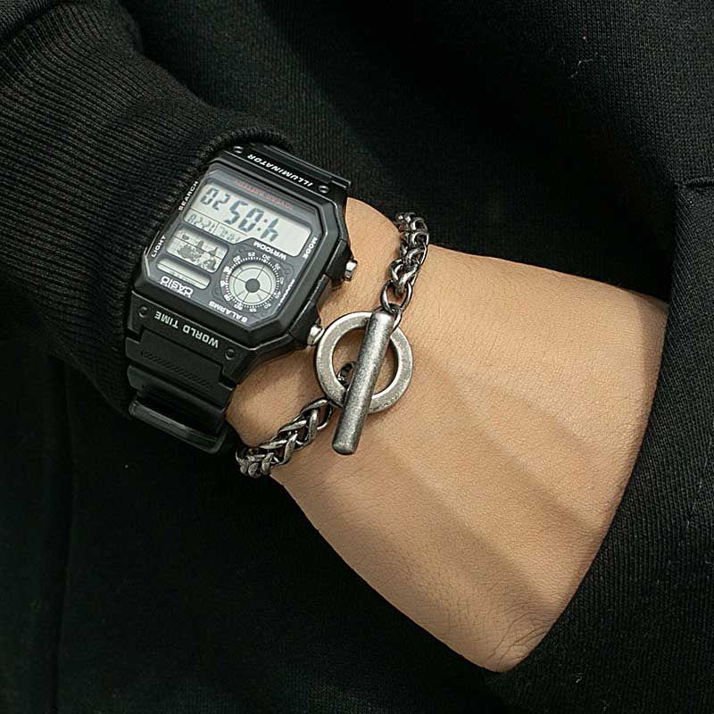 Circle Bar Franco Bracelet