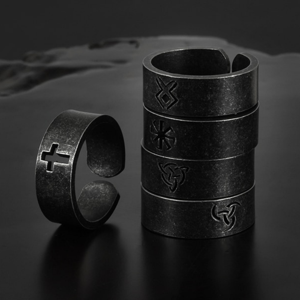 Viking Rune & Symbol Ring