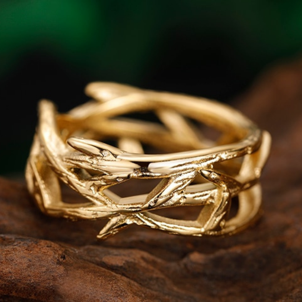 Victory Olive Branch Ring