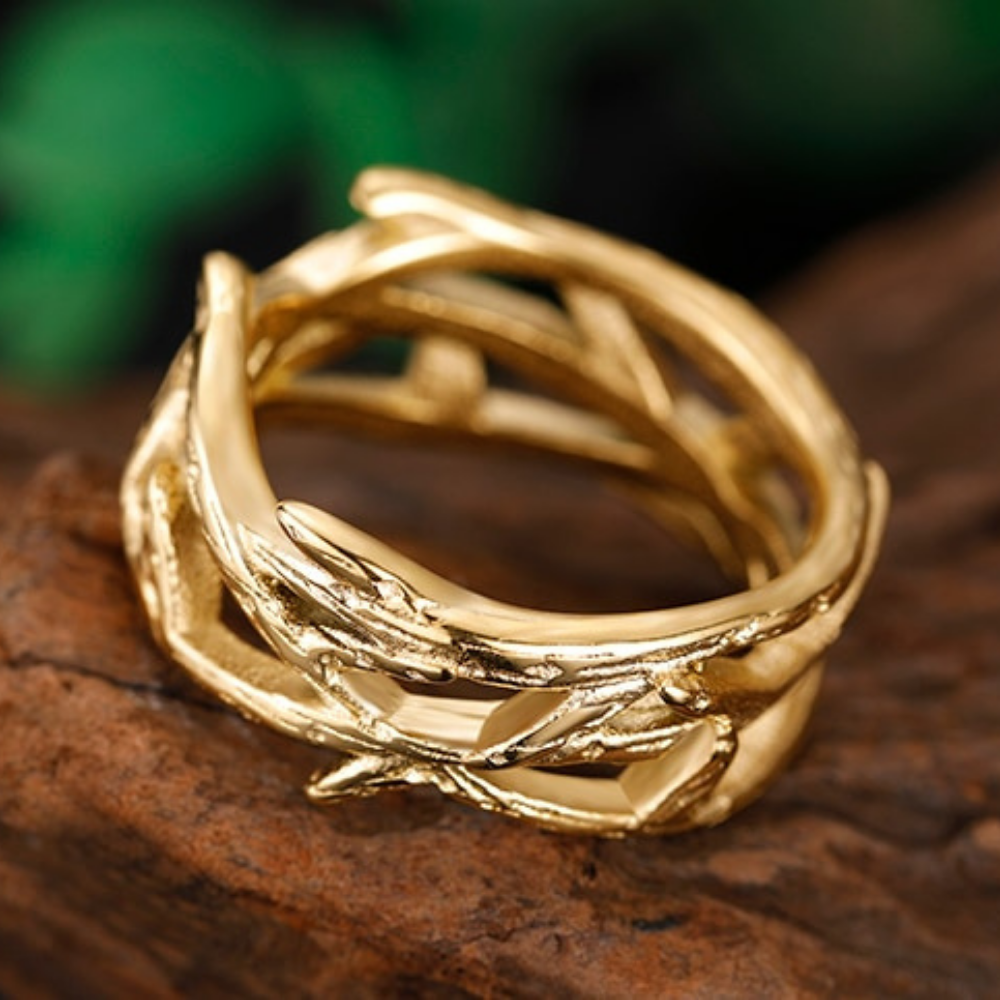 Victory Olive Branch Ring