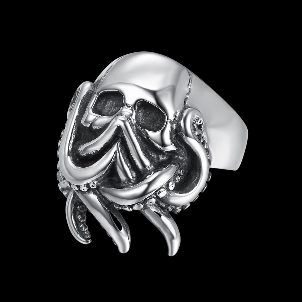 Octopus Skull Ring
