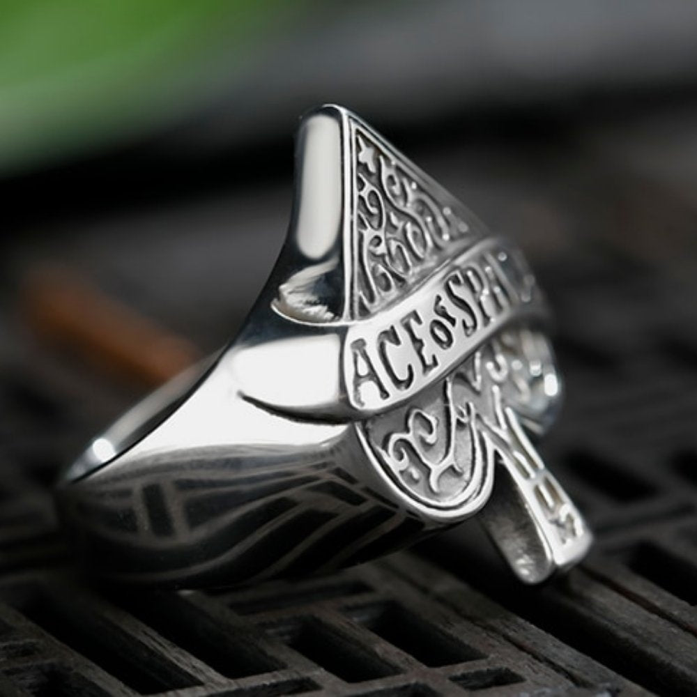 Ace Of Spades Ring