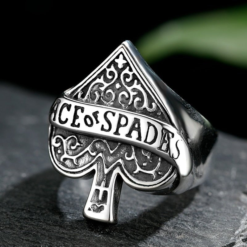 Ace Of Spades Ring