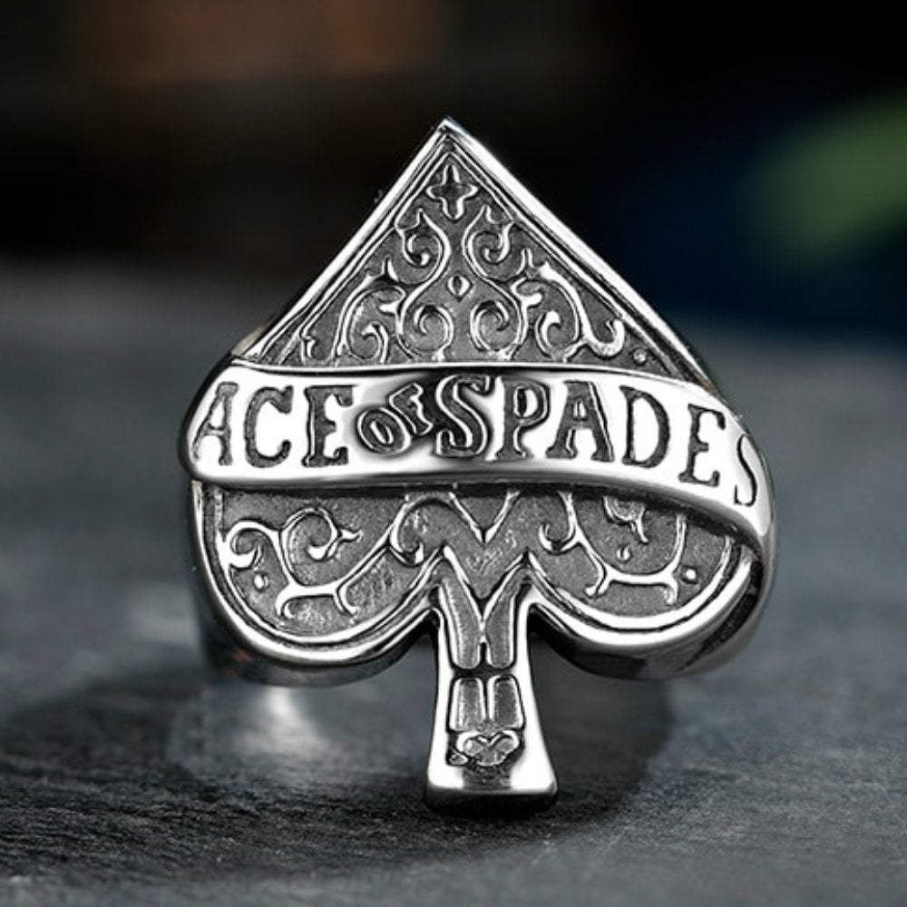 Ace Of Spades Ring