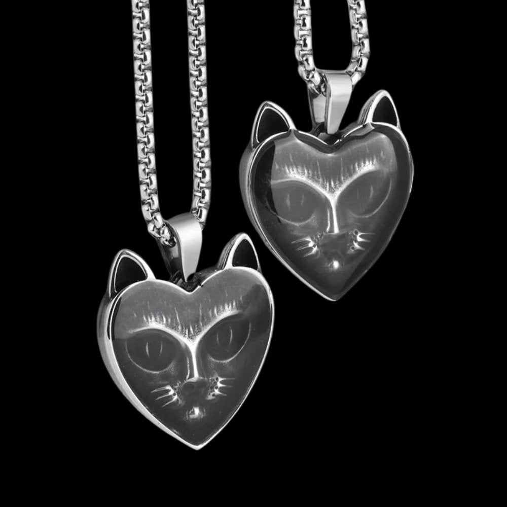 Ailurophile Lovers Of Cats Pendant - Chrome Cult
