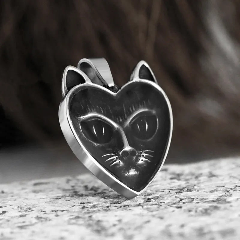 Ailurophile Lovers Of Cats Pendant - Chrome Cult